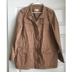 Tan Long Utility Jacket